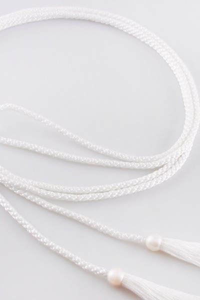 Cíngulo - borlas blancas