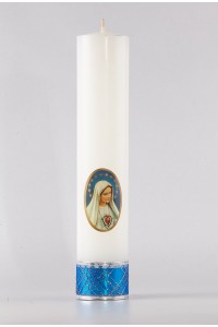 Vela de altar mariana [O-14]