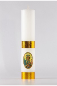 Vela de altar mariana [O-2]