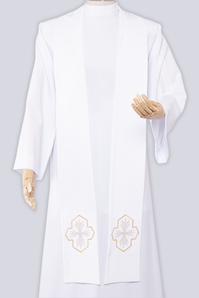 Casulla solemne oro-blanca...