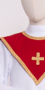 Cuellos de coro 1 – triangulares - Cuellos - Vestimentas para coro - IndumentariaLiturgica.es