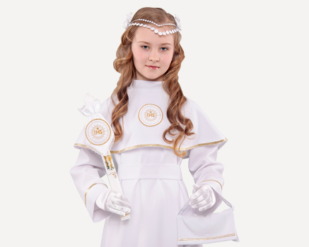 Albas de comunión + accesorios